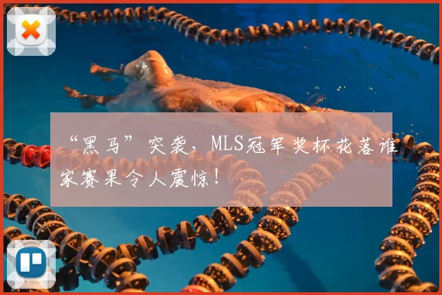 “黑马”突袭，MLS冠军奖杯花落谁家赛果令人震惊！